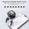 Wireless Earbuds Bluetooth Headphones 5.3 Bass Stereo Earphones, 40H Playtime Ear Buds with LED Power Display, Bluetooth Earbud with Noise Cancelling Mic IPX7 Waterproof Earbuds for iOS Android - Image 5