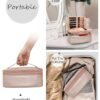 Portable Makeup Bag, Travel Make Up Bag Organizer for Women, Cute Make up Bag Organizer for Cosmetics Accessories, Large Capacity Toiletry Bag for Makeup (Rose Gold) - Image 6