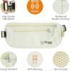 Boxiki Travel Beige Money Belt with RFID Sleeves Set - Secure Travel Pouch and RFID Card Holder to Protect Cash, Credit Cards and Travel Documents for Men and Women - Image 2