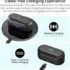 TOZO T12 Wireless Earbuds Bluetooth 5.3 Headphones Built-in ENC Noise Cancelling Mic, 55 Hrs Playtime App Customize EQ IPX8 Waterproof LED Digital Display Premium Sound Headset Black - Image 5