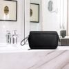 BAGSMART Toiletry Bag for Men, Wide Opening Travel Toiletry Bag for Men, Dopp Kit Water Resistant Shaving Hygiene Bag for Bathroom Shower, Travel Size Toiletries, Travel Essentials, Black - Image 6