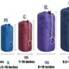 BeeGreen Stuff Sacks for Travel Backpacking 6 Pack Ditty Bags with Dust Flap - Image 2