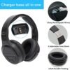 Wireless Headphones for TV Watching with Digital Optical RCA 2.4GHz RF Transmitter Charging Dock, Over Ear Headset with 3 Audio Modes, 197FT Wireless Range, 10Hrs Audio Playtime - Image 6