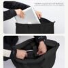 Womens Tote Bag with Zipper, Puffer Large Tote Bag 15.6" Laptop Tote Bag for Women with Trolley Sleeve - Image 5