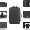Carry On Backpack, 50L Travel Backpack, Luggage Backpack TSA Flight Approved Laptop Backpack for Men & Women, Large Expandable Backpack 40L Daypack Lightweight Business Weekender Bag, Black - Image 2