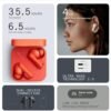 CMF Buds Wireless Bluetooth Earbuds, 42dB Noise Cancelling Earbuds, Dirac HD Audio, 35.5H Playtime, BT5.3, IP54 Waterproof, 4HD Mics Wireless Headphones for iPhone & Android (Orange) - Image 3