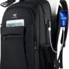 Travel Laptop Backpack, College Laptop Backpack, TSA Airline Approved Business Anti Theft Durable Computer Backpack with USB Charging Port, Water Resistant Work Bag Fits 15.6 Inch Laptop, Black - Image 8