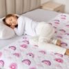 Potty Training Waterproof Bed Pad - for Night Time Bed Protector Excellent for Toilet Training & Bedwetting, Reusable Toddler Portable Mat, Can Be Used On Bed, Sofa & Travel, Absorbs Up to 1.8 litres