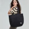 Womens Tote Bag with Zipper, Puffer Large Tote Bag 15.6" Laptop Tote Bag for Women with Trolley Sleeve - Image 7