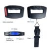 Digital Luggage Scale Luggage Scale Hanging Scale Backlit LCD Display Tare Function Up to 110lb / 50kg Luggage Scale Suitable for Travel, Family Life and Outdoor Fishing - Image 6