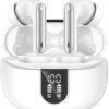 Wireless Earbuds, Bluetooth 5.3 Headphones 40Hrs Playtime Deep Bass Stereo in-Ear Earbud, LED Power Display, Call Noise Canceling Headphones with Mic, IP7 Waterproof Earphones for iPhone Android