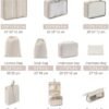 Travel Packing Cube Luggage Organizer - Travel Essential Accessory for Suitcase Lightweight Durable Toiletry Cosmetic Laundry Shoe Compression Carry on Storage Large Bag 10 set - Image 2