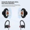 Bluetooth Wireless Headphones 16H Playtime Earbuds with Mic Stereo in-Ear Earphones, IPX7 Waterproof Sports Sound Isolation Headsets for Running, Gym, Workout - Image 3