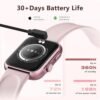 Smart Watches for Women [AMOLED 46mm], Bluetooth Call, 24/7 Heart Rate/SpO2/Sleep/Stress Monitor, GPS Fitness Tracker, 120+ Sports Modes, Water Resistant Fitness Smartwatch for iOS Android (GoldPink) - Image 9