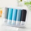 INSFIT Travel Bottles for Toiletries, TSA Approved 3oz Travel Size Containers, BPA Free Leak Proof Squeezable Silicone Tubes for Shampoo Conditioner Lotion Soap with Labels - Image 5