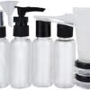 Wobe Travel Bottles and TSA Approved Toiletry Bag, Clear Quart Size with Leak-Proof Travel Containers Set Makeup Bag Accessories for Liquids Carry-On Luggage Compliant for Airplaine - Image 2