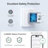 2-Pack 40W USB C Wall Plug, 4 Port Fast Charging Block PD 3.0 Multi Port Type C Adapter Cube for iPhone 15/13/13pro/12/12pro/XR/SE, iPad Pro/Mini/Air, Google Pixel/Pixel 3a/ XL/3/2XL - Image 7