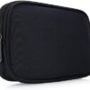 Travel Case Organizer for Small Electronics and Accessories,Tech Bag, Travel Essentials for Mouse, Cord, Charger, Phone, Earphone, Power Bank, Hub, Toiletries, Cosmetics, Personal Items (Black)