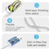 2 Pack USB C Headphones Wired for iPhone 15,Type C in-Ear Earphones with Microphone & Remote Noise Cancelling Earbuds for iPhone 15 Pro Max, iPad, Most USB C Jack Devices - Image 4
