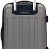 Rockland London Hardside Spinner Wheel Luggage, Silver, Carry-On 20-Inch - Image 4