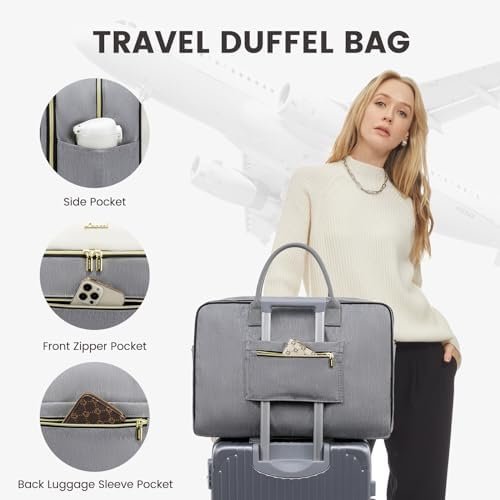 LOVEVOOK Travel Duffel Bag,Weekender Bags for Women,Overnight Bag with Wet Pocket,Hospital Bag for Labor and Delivery - Image 5