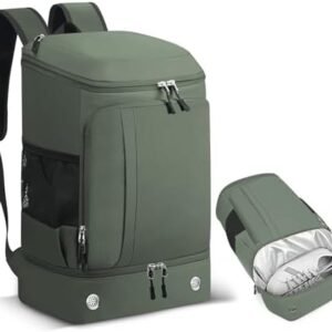 Travel Backpack for Women Man Travel Laptop Backpack 17 inch 25L MenPersonal Item Bag Airline Approved Carry On Backpack Travel bags for men carry on(Green)
