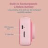 1080P Mini Kids Digital Camera Digital Video Camera for Kids Dual Lens 2.4 Inch IPS Screen Built-in Battery Cute Photo Frames Interesting Games with Neck Strap Birthday - Image 5