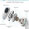 Wired Earbuds 2 Pack, Earbuds HiFi Stereo Wired Earphones Headphones with Microphone Volume Control Compatible with iPad, Laptop, MP3, Android Smartphones, Fits All 3.5mm Jack Device - Image 2