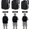 Vancropak Travel Backpack, 40L Expandable Carry On Backpack for Men, Flight Approved Water Resistant Luggage Backpack for Outdoor,Expandable Extra Large Business Backpack for Men Women,Black - Image 6