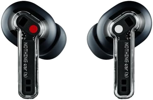 Nothing Ear (a) Wireless Earbuds with ChatGPT Integration, 45dB Hybrid Noise Cancelling Earbuds, Hi-Res Audio, Advanced Equaliser, Dual Connect, 6 Mics, 42.5H Playtime Earbuds Wireless Bluetooth Black - Image 2