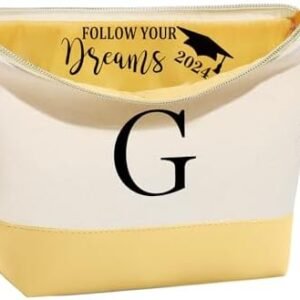Graduation Gifts for Women, Congratulations Gifts Makeup Bag Cosmetic Bag 2024 Graduation Gifts Graduation Stuff Make Up Bag Pouch Daughter Graduation Gifts for Girls Class of 2024 Gifts G
