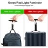 BROMECH Digital Luggage Scale, 110lbs Hanging Baggage Scale, Portable Suitcase Weighing Scale Stainless Steel, Travel Luggage Weight Scale with Hook, Strong Straps for Travelers, Battery Incl., Silver - Image 3