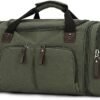 Large Gym Travel Duffel Bag,Weekender Workout Overnight Carry on Bag for Women Men with Shoe Compartment Makeup Bag