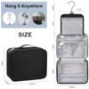 CUBETASTIC Toiletry Bag for Men, Hanging Travel Bag for Toiletries, Water-Resistant Dopp Kit for Traveling Portable Large Shaving Kit Bag with Compartment, College Dorm Room Essentials, Black - Image 6