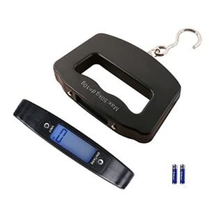 Luggage Scale, Large Handle, Electronic Luggage Scale, High Precision Carrying, 110lbs/50kg, Hook Rotates 360°, Travel Airport Checked Luggage Baggage, Avoid Extra Charges for Your Over Weight