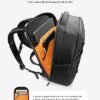 tomtoc Laptop Backpack X-Pac Techpack Designed for Business Professional Commuter, City Compact Backpack for 16-inch MacBook Pro, Black - Image 3