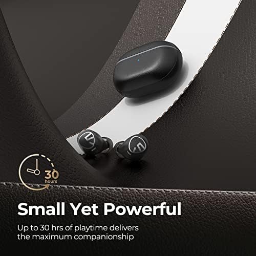 SoundPEATS Free2 Classic Wireless Earbuds Bluetooth V5.1 Headphones with 30Hrs Playtime in-Ear Wireless Earphones, Built-in Mic for Clear Calls, Touch Control, Single/Twin Mode, Stereo Sound - Image 3