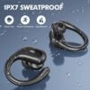 Wireless Earbuds Bluetooth Headphones 80Hrs Playback with LED Diaplay Wireless Charging Case Noise Cancelling Ear buds with Earhooks, IPX7 Waterproof Over Ear Earphones for Sports Running Workout - Image 6