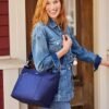 Baggallini Essential Laptop Tote - Work Tote Bag with Laptop Sleeve - Lightweight Travel Crossbody Shoulder Bag for Women - Image 4