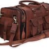 Handmade Vintage Travel Luggage 30 Inch Duffel Gym Sports Bag Weekender Travel Overnight Carry One Duffel Bag For Men (30 inch large) - Image 2