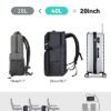 Upgraded Version Business Backpack, Anti Theft Carry on Backpack, Extra Large 17.3 inch Travel Laptop Backpack, Water Resistant College Bag Carry on Bag Gifts for Men&Women for Office/Teacher/Work. - Image 2