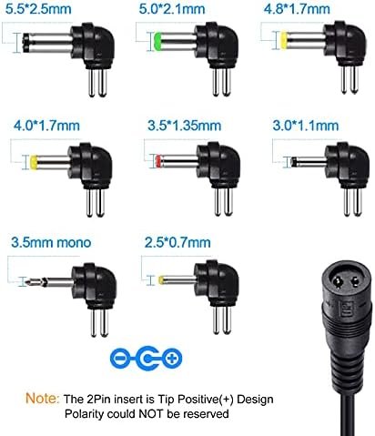 SoulBay 12W Universal Multi Voltage AC/DC Adapter Switching Power Supply with 8 Selectable Adapter Plugs, Suitable for 3 V to 12 V Device - Image 3