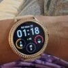 Smart Watches for Women (Answer/Make Call) with Diamonds, 1.3” HD Touch Screen Bluetooth Smartwatch for Android iOS Phones, Fitness Activity Trackers with Heart Rate/SpO2/BP/Sleep Monitor (Gold) - Image 9