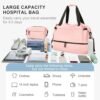 CONTAIL 22L Gym Bag for Women,Personal Item Weekender Bag with Shoes Compartment,Overnight Travel Duffel Bag with Wet Pocket and Separate Toiletry Bag,Black - Image 5