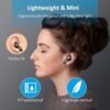 Wireless Earbud, Bluetooth Headphones 5.3 NEW 40H Ear Buds Bass Stereo Earphones Noise Cancelling Earbud with 4 ENC Mic in-Ear Bluetooth Earbud USB-C LED Display IP7 Waterproof Sport for Android iOS - Image 5