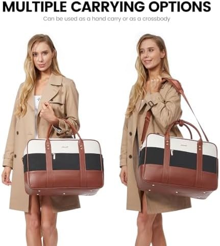 LOVEVOOK Weekender Travel Duffel Bag with Laptop Compartment, Personal Item Duffle Bags for Women, Overnight Bag with Toiletry Bag, Yoga Gym Bag with Wet Pocket, Hospital Bag for Labor and Delivery - Image 7
