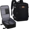 Carry on Backpack, Flight Approved Extra Large Travel Backpack with USB Charge Port, TSA 15.6 Inch Anti-Theft Laptop Backpack Lightweight Daypack Business College Weekender Overnight Bag, Black