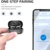 TOZO A1 Mini Wireless Earbuds Bluetooth 5.3 in Ear Light-Weight Headphones Built-in Microphone, IPX5 Waterproof, Immersive Premium Sound Long Distance Connection Headset with Charging Case, Black - Image 7