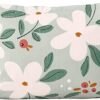 MHDGG Makeup Bag Cosmetic Bag for Women,Large Capacity Floral Cosmetic Bag Makeup Bags Women Travel Accessories Organizer Storage Makeup Bag,Big Green Flower