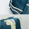 Portable Rolling Tote Travel Bag With Wheels, Waterproof Wheeled Outdoor Duffle Bag Lgihtweight Carry On Luggage Tote Suitcase Unisex-Adult Trolley Bag Overnight Weekender Bag For Women Men ( Color : - Image 6